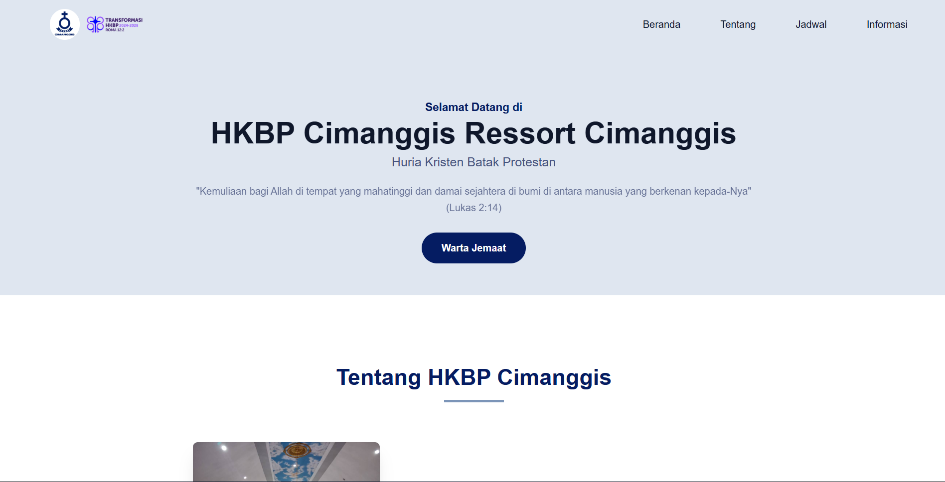 HKBP Cimanggis Portal